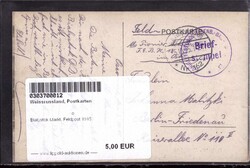 Bialystok Markt, Feldpost 1915Automatically generated translation ...