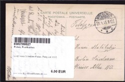 Lodz Anna Scheibler-Palais, Feldpost 1915Automatically generated ...