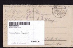 Warschau Rathaus, Feldpost 1917Automatically generated translation ...