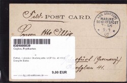 Pettah, Colombo Straßenpartie, MSP No. 48 1901 Dampfer Bahia, min. ...