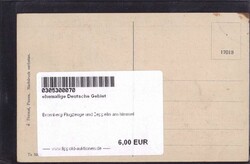 Bromberg Flugzeuge und Zeppelin am Himmel