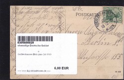 Goßlershausen Blick zum Ort 1919