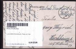 Lodz 4-Bild-Straßenkarte, Feldpost 1940Automatically generated ...