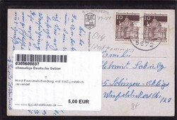 Horst Raussendorfsiedlung, erst 1965 postalisch verwendet