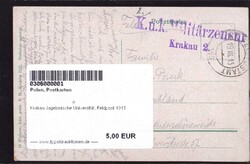 Krakau Jagelonische Universität, Feldpost 1915Automatically ...
