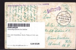 Bärwalde Neustettiner Straße, Feldpost 1941, min. best.