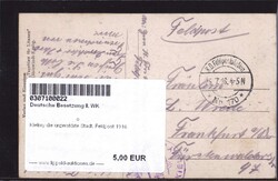 Kielmy die unzerstörte Stadt, Feldpost 1916Automatically generated ...