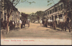 Penang Burmah Road Chinesisches Quarter 1909Automatically generated ...