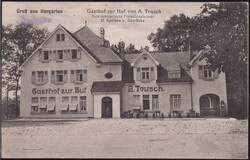 W-6645 Hargarten Gasthaus Zur Huf, Bahnpost 1915Automatically ...
