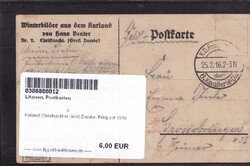 Kurland Christnacht in Groß Dambe, Feldpost 1916Automatically ...