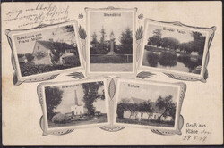 120020: former German territories, Posen - Picture postcards