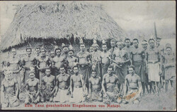 Deutsch-Neuguinea Matupi Geschmückte Eingeborene, Briefmarke ...