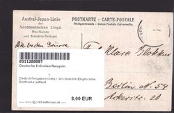 Deutsch-Neuguinea Matupi Geschmückte Eingeborene, Briefmarke ...