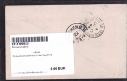 Südaustralien Brief nach München 1896Automatically generated ...