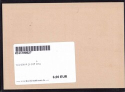 WB GSK P 29 SST 1952Automatically generated translation:WB postal ...