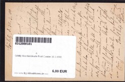 Görlitz Abschiedskarte Post Courier 30.3.1900Automatically generated ...