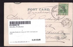 Gibraltar Deutsche Seepost 1905 Ost-Aiatische LinieAutomatically ...