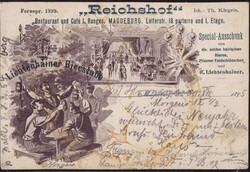 O-3000 Magdeburg Gasthaus Reichshof 1895Automatically generated ...