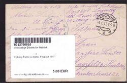 Kolberg Partie im Hafen, Feldpost 1917