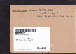 KZ Post Lager Oranienburg 1944Automatically generated translation:KZ ...