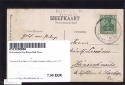Sumatra Fortdekock Schule Marineschiffspost 1917Automatically ...