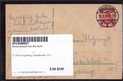 O-3000 Magdeburg Zentraltheater 1919
