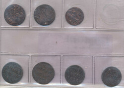 Niederländisch Indien 7 Stck. Kleinmünzen 1744-1839