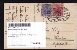 O-6100 Meiningen 2. Thüring. Inf.-Regt Nr. 32, Prägekarte ...