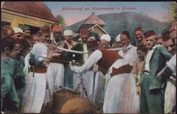 Bosnien Mehlverkauf am Wochenmarkt