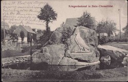 O-9114 Stein-Chemnitztal Kriegerdenkmal, min. best