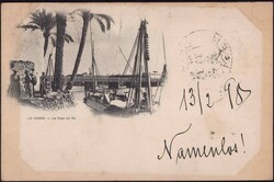 Kairo Hafen Nilmündung 1898