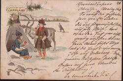 Lappland Familie am Tipi 1897Automatically generated translation ...