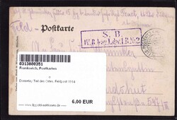 Donnelay Teil des Ortes, Feldpost 1914Automatically generated ...