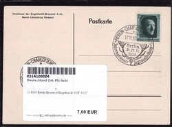 O-1000 Berlin Brauerei Engelhardt SST 1937, min. EK 6mm