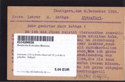 Marianen GSK in Deutschland mit ZF postalisch gelaufen, ...
