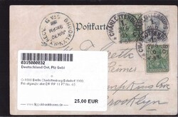 O-1000 Berlin Charlottenburg Bahnhof 1900, Privatganzscahe DR PP 11 ...