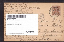 Jerusalem David Street 1927