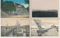 Danzig Posten von 7 AK´s, 1x Tourismusprospekt um 1930,1x Vorphila ...