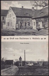 O-4101 Beidersee bei Wallwitz Warenhandlung Schleicher