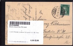 O-4101 Plößnitz Gasthaus Zur Linde 1928, EK 9mm