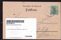 O-4101 Petersberg Gasthaus Wehde 1901