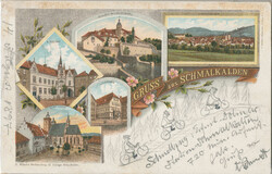 O-6080 Schmalkalden Konvolut von 8 AK´s sehr ordentlich