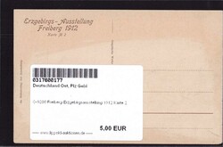 O-9200 Freiberg Erzgebirgsausstellung 1912 Karte 2