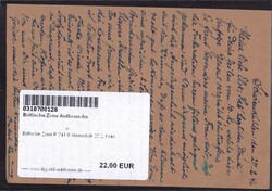 Britische Zone P 741 II Ahrensbök 27.2.1946