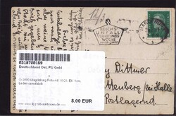 O-3000 Magdeburg Foto-AK 1929, EK 1cm, LederwarenfabrikAutomatically ...