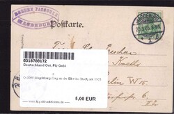 O-3000 Magdeburg Weg an der Elbe im Stadtpark 1905Automatically ...