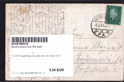 O-3000 Magdeburg Zeppelin über der Stadt 1931, 1x best. ...