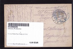Kowno Peter-Park, Feldpost 1916