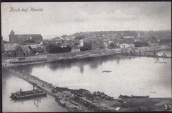 Kowno Blick zum Ort, RS Klebespuren