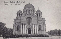 Kowno Peter-Paul-Kathedrale RS Klebespuren